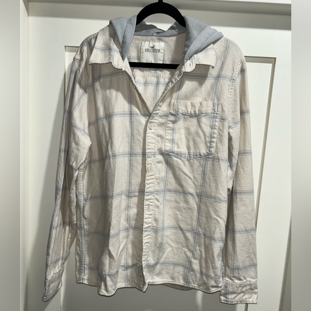 Hollister Hooded Flannel shirt